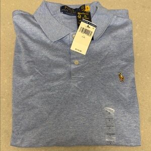 Polo by Ralph Lauren Men's Light Blue Polo Shirt